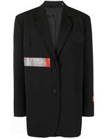 Heron Preston blazer à bande logo - Noir