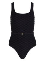 Karl Lagerfeld maillot de bain à motif monogrammé - Noir