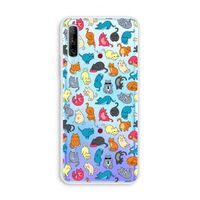 Kleurrijke katten: Huawei P Smart Pro Transparant Hoesje