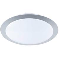 Dimbare LED Plafondlamp Rond 9W Warm Wit 3000K Mat Titaan Aluminium