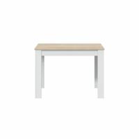Eettafel LILIAN Wit Bruin Hout 109 x 67 x 78 cm