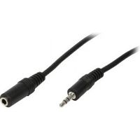 LogiLink 3.5mm - 3.5mm, 3m audio kabel Zwart - thumbnail