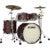 Tama MA42TZBNS-FBM Starclassic Maple Flat Burgundy Metallic 4d. shellset zwart vernikkelde hardware