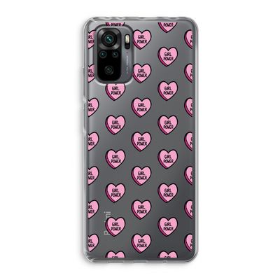 GIRL POWER: Xiaomi Redmi Note 10 Pro Transparant Hoesje