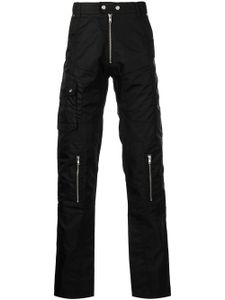 GmbH pantalon cargo à détails de zips - Noir