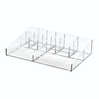 iDesign - Make-up Organizer met 13 Vakken, 30.5 x 20.3 x 7.6 cm, Trans