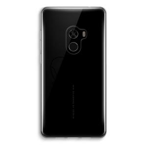 Forever heart black: Xiaomi Mi Mix 2 Transparant Hoesje