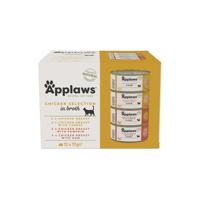 APPLAWS Chicken Selection in Broth - nat kattenvoer - 12x70g