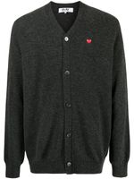 Comme Des Garçons Play cardigan à patch cœur - Gris