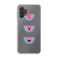 Smiley watermeloen: Samsung Galaxy A32 5G Transparant Hoesje