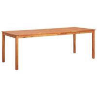 Tuintafel 215x90x74 cm massief acaciahout - thumbnail