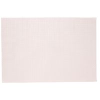 2x Rechthoekige placemats lichtroze parelmoer glans geweven 29 x 43 cm - thumbnail