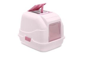 Imac kattenbak easy cat roze (50X40X40 CM)