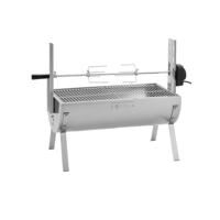 Braadrooster grill - met motor - 15 kg - Lengte spit: 82 cm - roestvrij staal