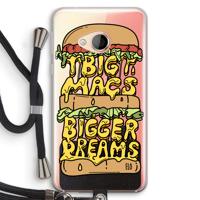 Big Macs Bigger Dreams: HTC U Play Transparant Hoesje met koord