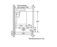 Siemens iQ300 LI97SA531 afzuigkap Semi-inbouw (uittrekbaar) Wit 397 m³/uur A - thumbnail