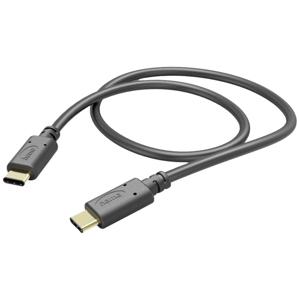 Hama USB-laadkabel USB 2.0 USB-C stekker, USB-C stekker 1.00 m Zwart 00201589