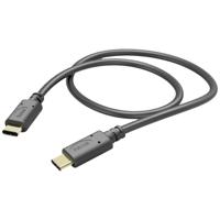 Hama USB-laadkabel USB 2.0 USB-C stekker, USB-C stekker 1.00 m Zwart 00201589 - thumbnail