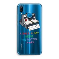 Smile: Huawei P20 Lite Transparant Hoesje Smile: Huawei P20 Lite Transparant Hoesje