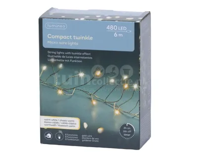 Draadverlichting Compact 480 LED 6m WW+CW