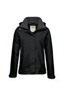 Hakro 262 Women's rain jacket Colorado - Black - XL - thumbnail