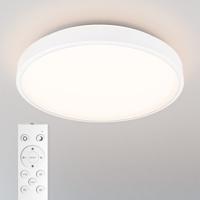 LED Plafondlamp wit - IP44 waterdicht - 24 Watt 2600 lumen (108lm/w) - CCT lichtkleur instelbaar (3000K, 4000K & 6500K) - Incl. Afstandsbediening - Ø35 cm - LED Plafondlamp