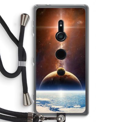 Omicron 2019: Sony Xperia XZ2 Transparant Hoesje met koord