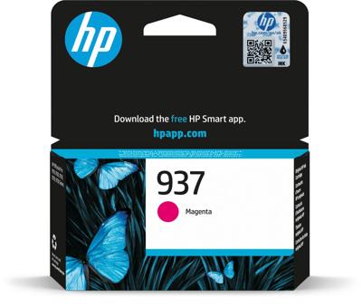 HP inktcartridge 937, 800 pagina's, OEM 4S6W3NE, magenta