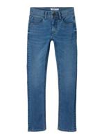 Name it winter jeansbroek jongens - blauw - slim fit - NkmSilas