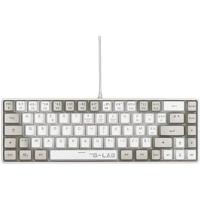 Tastiera da gioco cablata - THE G-LAB - KEYZ-HYDRO-WG/FR - Dimensioni compatte al 60% - AZERTY - Retroilluminata - Grigio/Bianco