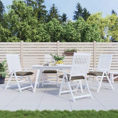 Stoelkussens 4 st 50x50x7 cm oxford stof taupe