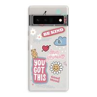 Positivity: Google Pixel 6 Pro Transparant Hoesje