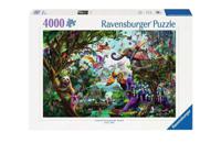 Original Ravensburger Quality Jigsaw Puzzle The dragons of the tropics (4000 pieces) - thumbnail