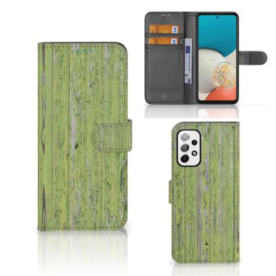 Samsung Galaxy A73 5G | Book Style Case | Green Wood