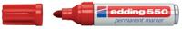 Edding permanente marker e-550 rood