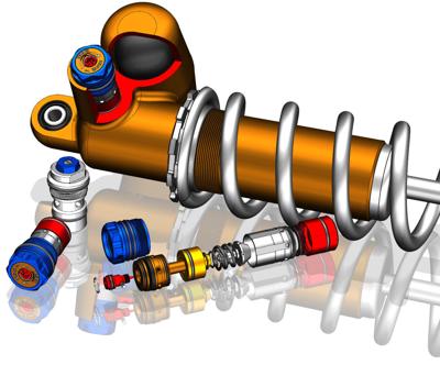 N10Z "dynamic valve" schokdemperventiel dynamic valve strut valve mx