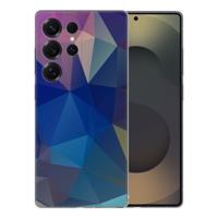 TPU Hoesje Samsung Galaxy S25 Ultra - Polygon Dark Backcover TPU Hoesje Samsung Galaxy S25 Ultra - Polygon Dark Backcover