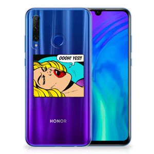 Honor 20 Lite Silicone Back Cover Popart Oh Yes