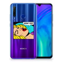 Honor 20 Lite Silicone Back Cover Popart Oh Yes - thumbnail