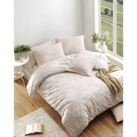 Beddengoedset - 1 dekbedovertrek 220 x 240 cm + 2 kussenslopen 60 x 60 cm - 65% katoen, 35% polyester - Mink