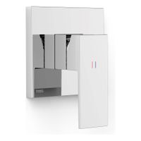 Douchekraan Tres Cuadro | Inbouw | Mengkraan | Excl.Inbouwdeel | 1-weg | Vierkant | Chroom