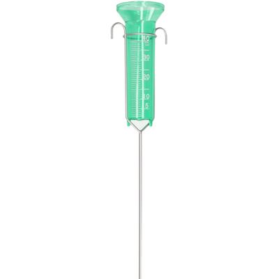 Regenmeter met grondpen - 78 cm - groen - neerslagmeter