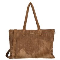 Enrico Benetti Corduroy Ribstof Mom Bag Rosie Bruin