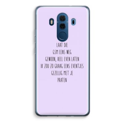 GSM: Huawei Mate 10 Pro Transparant Hoesje