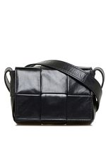 Bottega Veneta Pre-Owned sac porté épaule Cassette à design Maxi Intrecciato - Noir