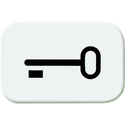 Busch-Jaeger 2525 TR-214 Symbool voor knop sleutel Afdekking Busch-balance SI Alpine-wit 1 stuk(s)