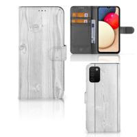 Samsung Galaxy A03s | Book Style Case | White Wood