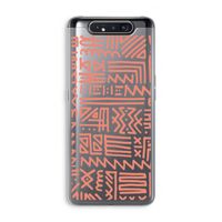 Marrakech Pink: Samsung Galaxy A80 Transparant Hoesje