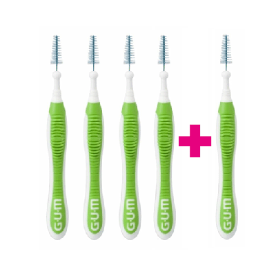 GUM Trav-Ler 1.1 mm groen - 4+1 Gratis