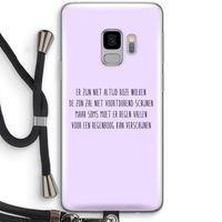 Regenboog: Samsung Galaxy S9 Transparant Hoesje met koord